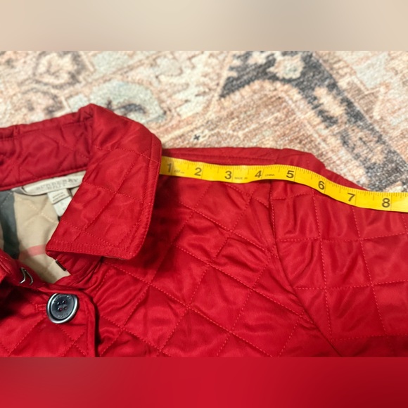 Burberry Red Quilted Puffer Jacket - Picture 11 of 17